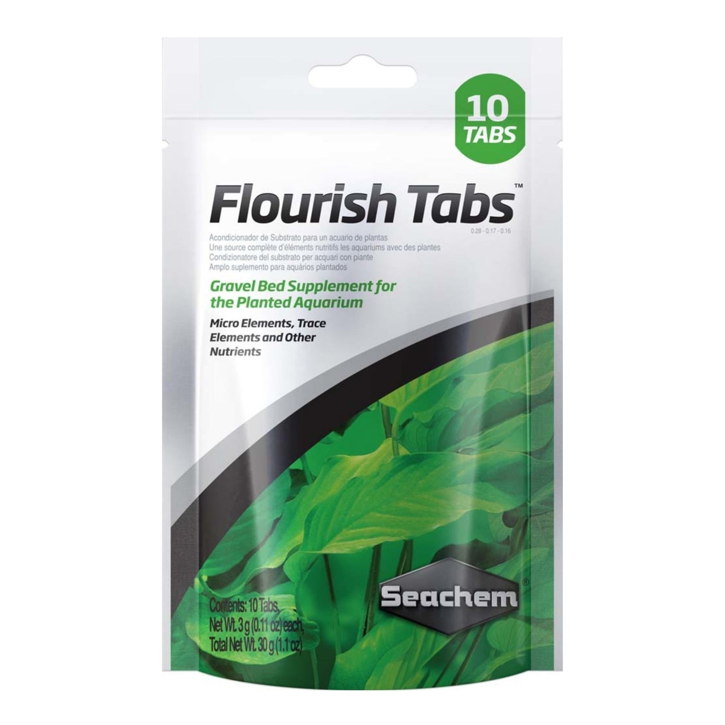 Seachem Laboratories Flourish Tabs Plant Supplement 1ea/1.1 oz., 10 ct