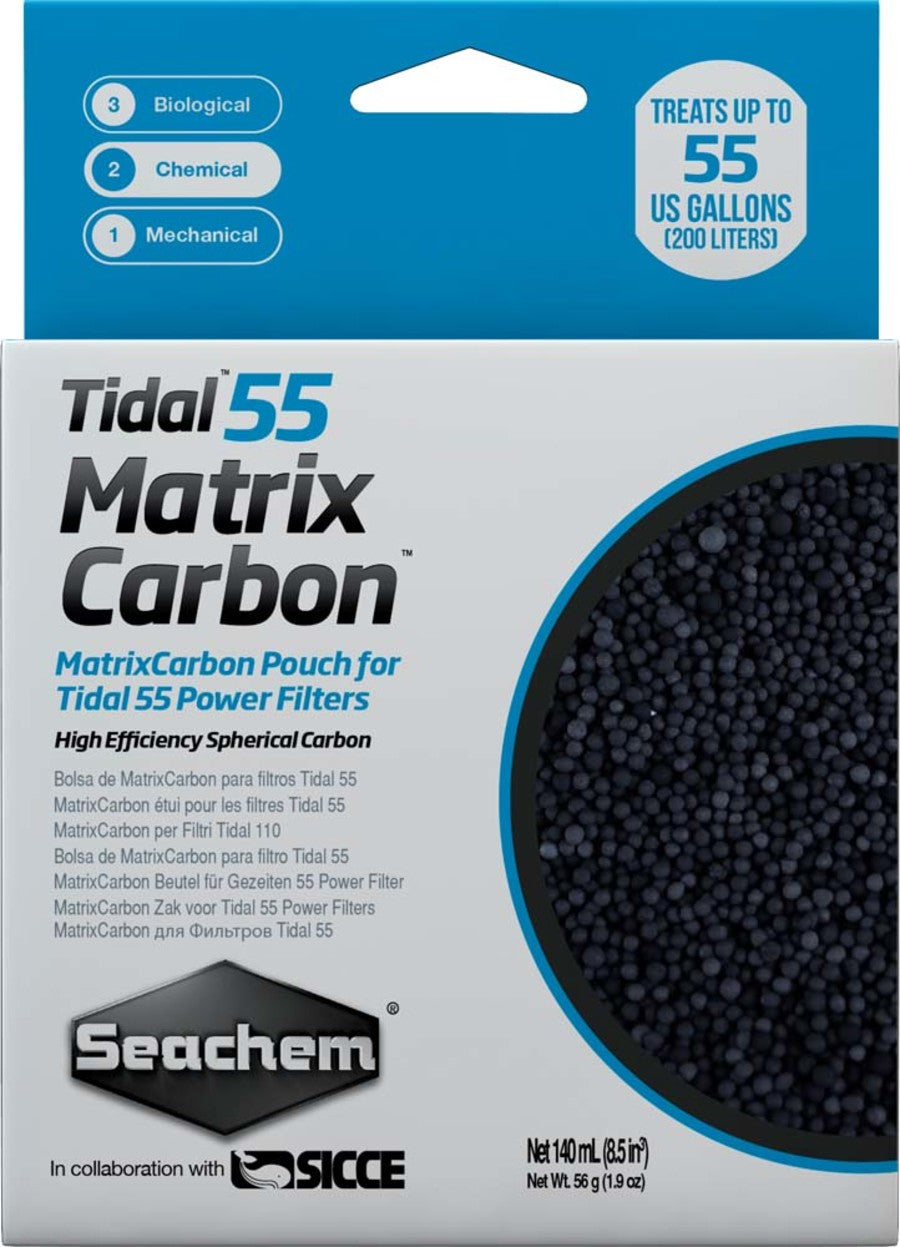 Seachem Laboratories Tidal Matrix Activated Carbon Media 1ea/140 ml