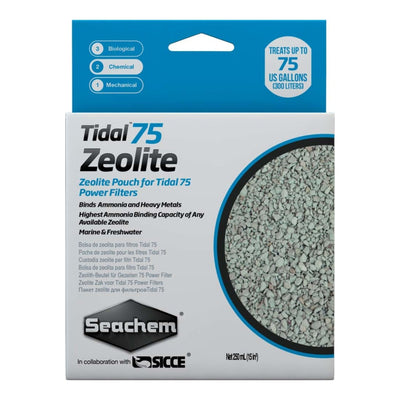 Seachem Laboratories Tidal Zeolite Ammonia and Heavy Metals Binding Media 1ea/250 ml