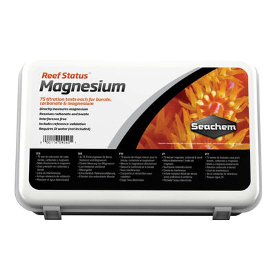 Seachem Laboratories Reef Status Magnesium Carbonate & Borate Test Kit 1ea