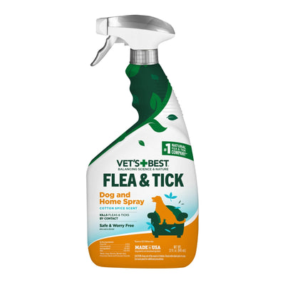 Vet's Best Flea & Tick Dog and Home Spray Cotton Spice Scent, 1ea/32oz.