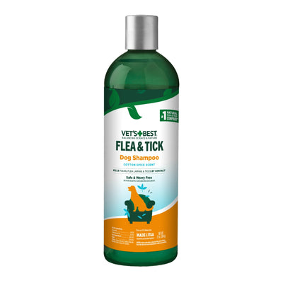 Vet's Best Flea & Tick Dog Shampoo Cotton Spice Scent, 1ea/12oz.