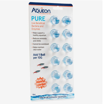 Aqueon Pure Bacteria Supplement 12 Pack 6ea/10 gal