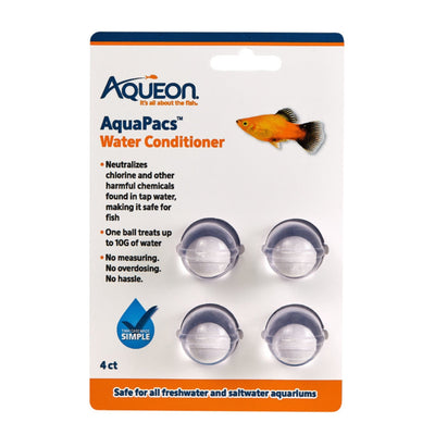 Aqueon AquaPacs Water Conditioner 6ea/4 pk, 10 gal