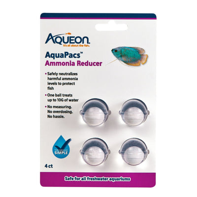 Aqueon AquaPacs Ammonia Reducer 6ea/4 pk, 10 gal
