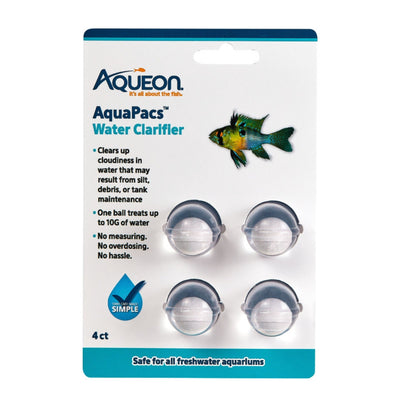 Aqueon AquaPacs Water Clarifier 6ea/4 pk, 10 gal