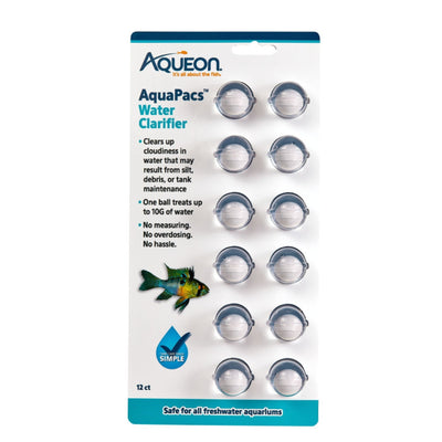 Aqueon AquaPacs Water Clarifier 6ea/12 pk, 10 gal