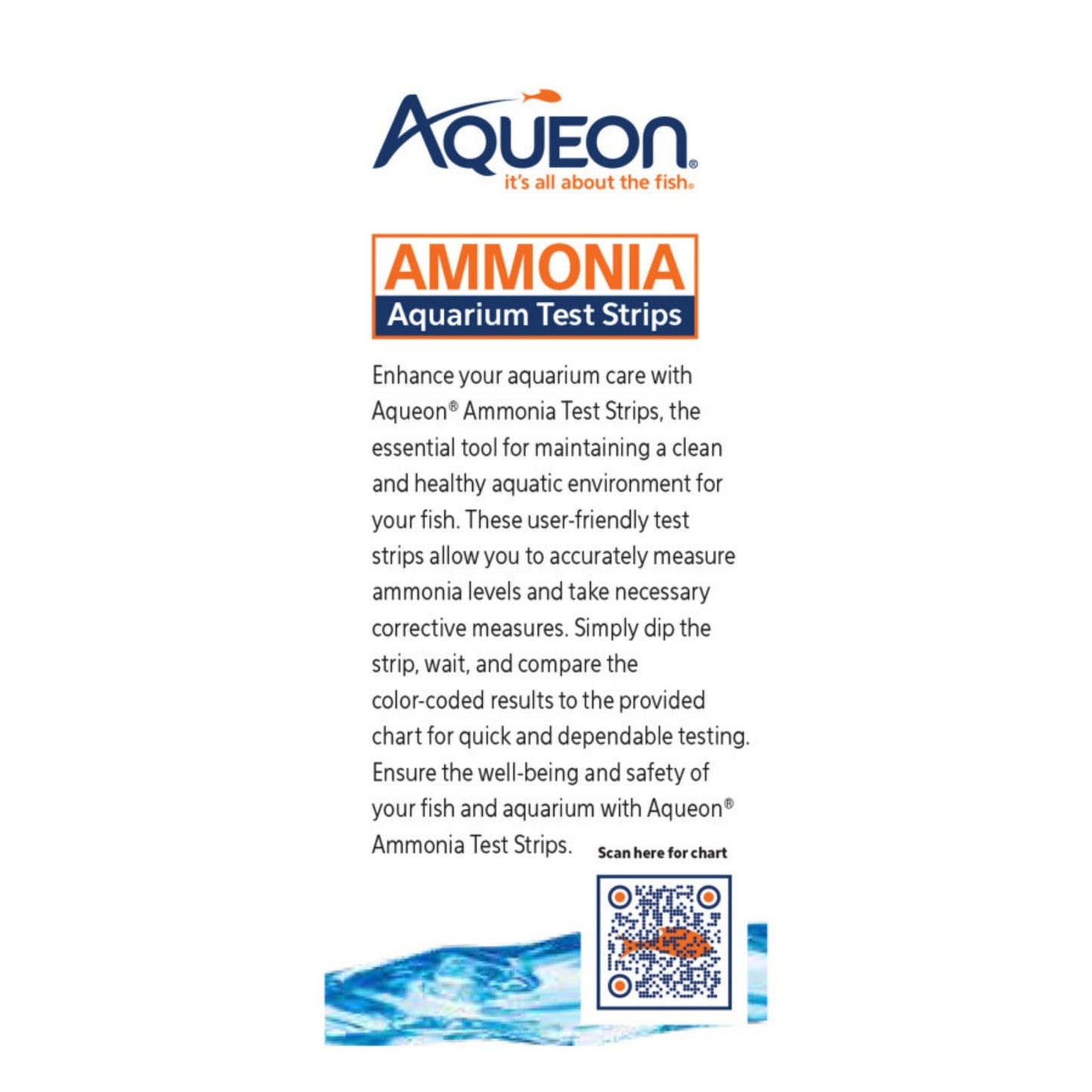 Aqueon Ammonia Aquarium Test Strips 1ea/50 ct