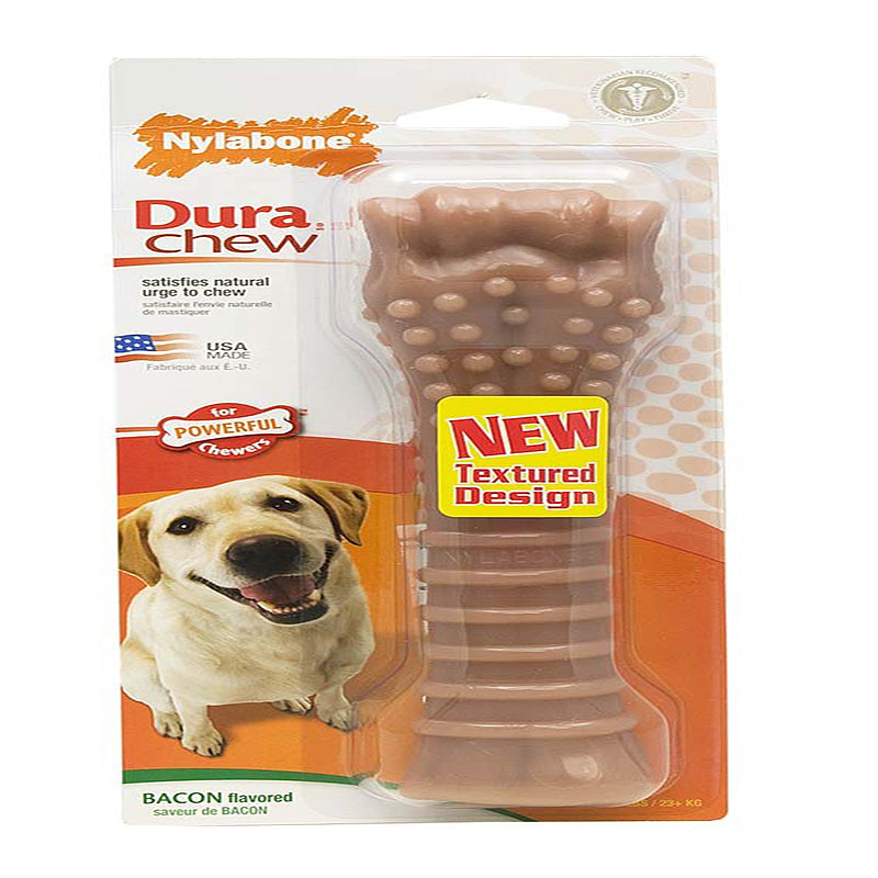 Nylabone Power Chew Dog Toy Bacon 1ea/XL/Souper - 50+ lb