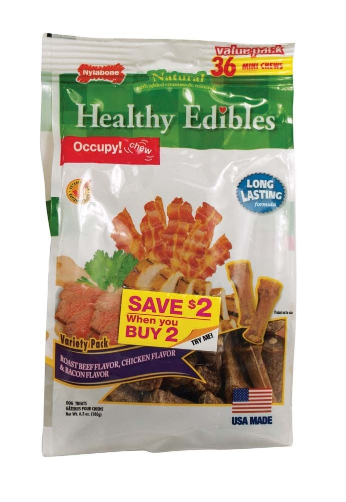 Nylabone Healthy Edibles Variety Value Mini Souper 36pk