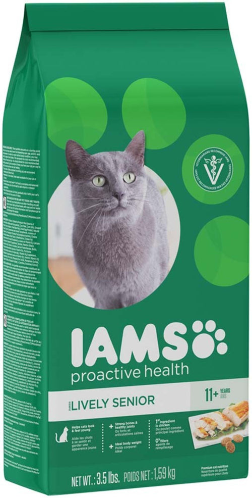 IAMS Proactive Health Senior Dry Cat Food Chicken 1ea/3.5 lb