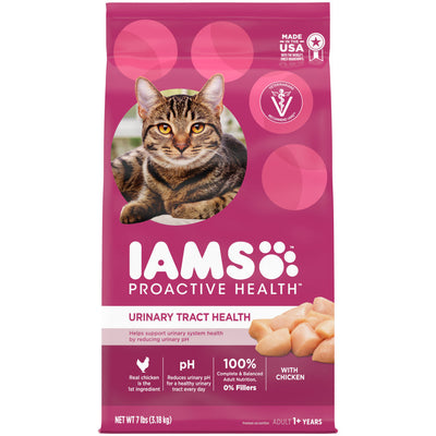 IAMS Proactive Health Urinary Tract Health Adult Dry Cat Food Chicken 1ea/7 lb