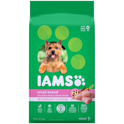 IAMS Small & Toy Breed Adult Dry Dog Food Real Chicken 1ea/7 lb