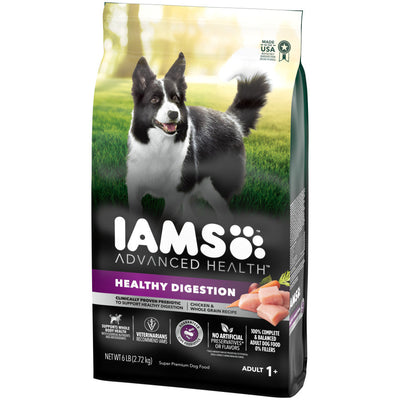 IAMS Advanced Healthy Digestion Adult Dry Dog Food Chicken & Whole Grains 1ea/6 lb