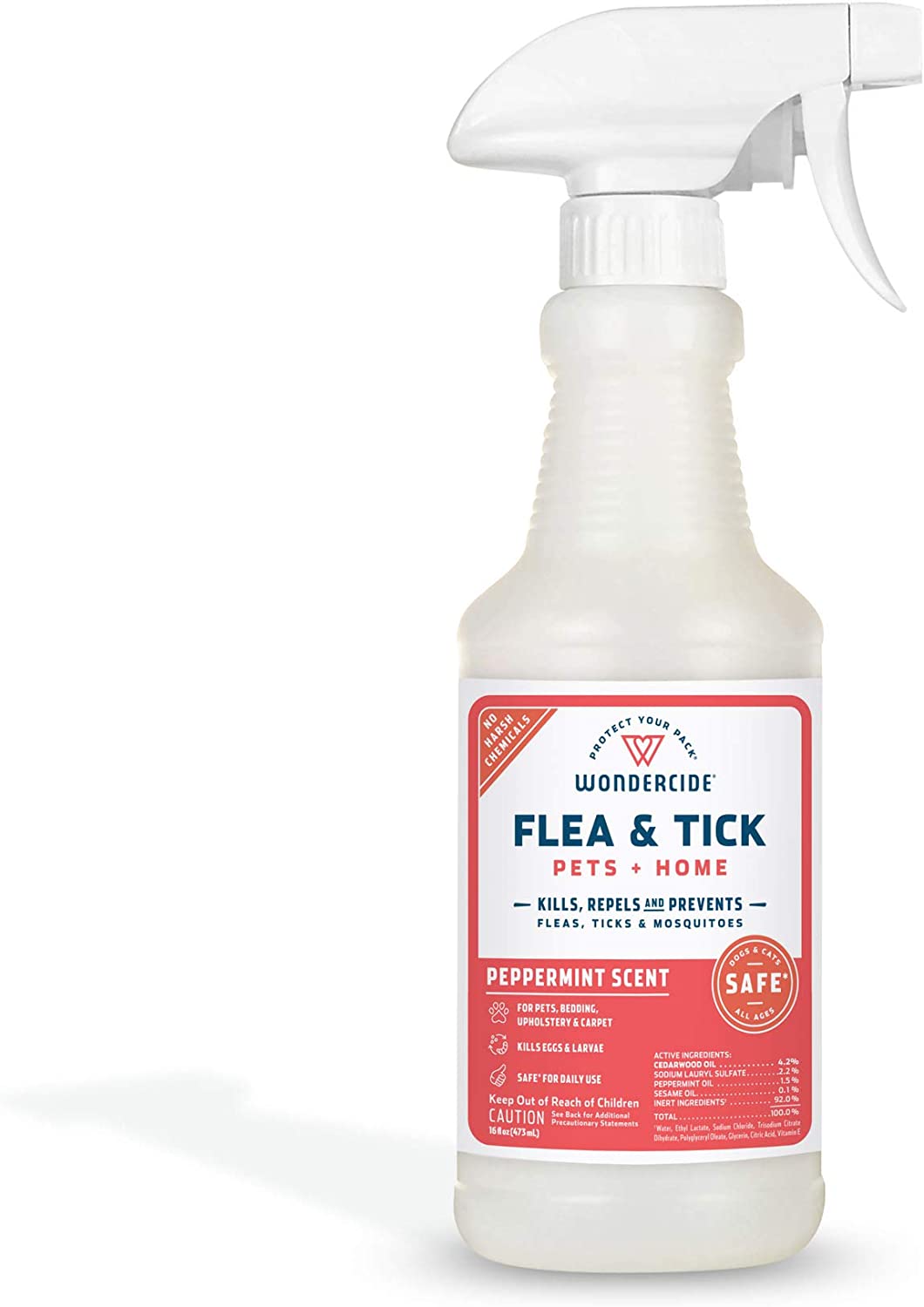 Wondercide Flea Tick And Mosquito Control Spray 16 oz.-Peppermint
