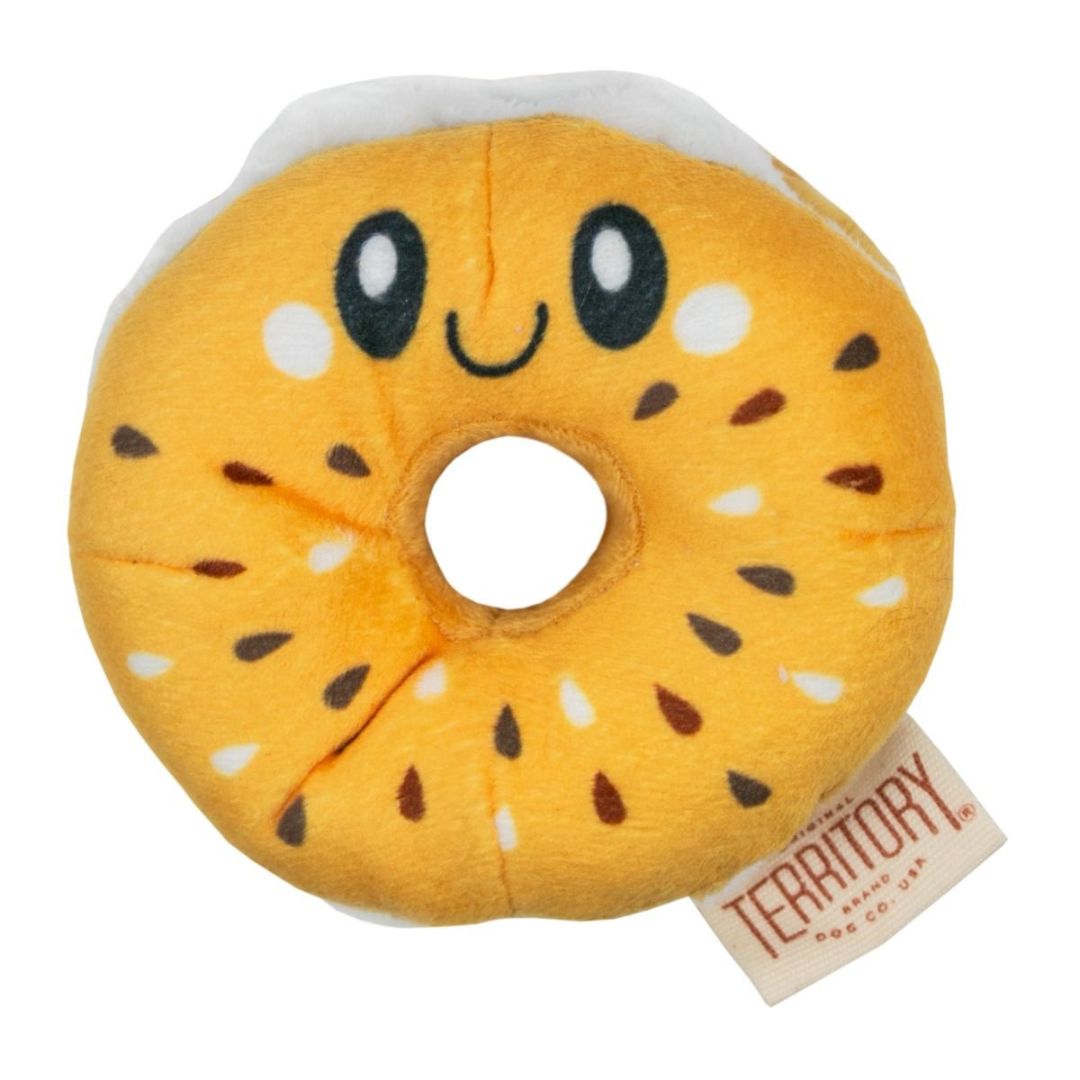 Territory Dog Plush Bagel 4 Inch