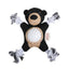 Territory Dog Toy 2 In 1 Black Bear 9 Inch