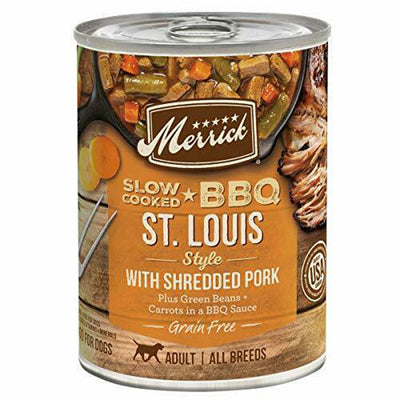 Merrick Dog Slow Cooked Grain Free Louis Pork 12.7oz. (Case of 12)