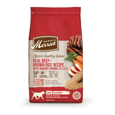 Merrick Dog Classic Beef And Brown Rice 25Lb