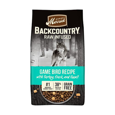 Merrick Dog Backcountry Grain Free Gamebird 20Lb