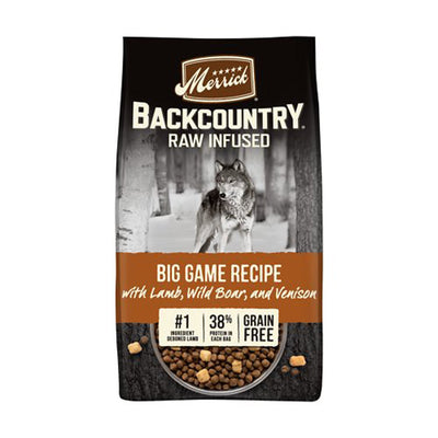 Merrick Dog Backcountry Grain Free Big Game 20Lb