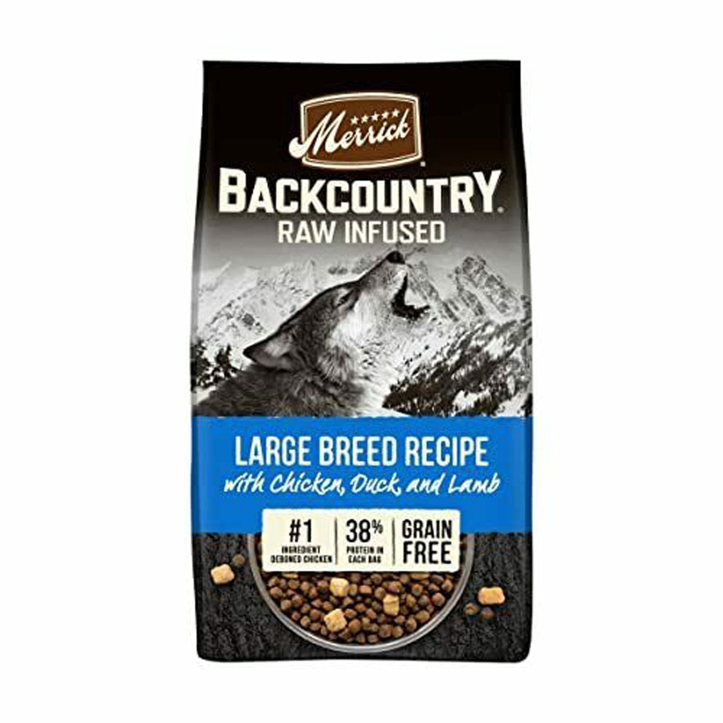 Merrick Dog Backcountry Grain Free Large Breed 20Lb