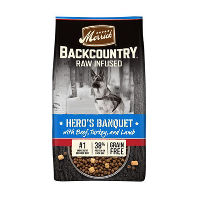 Merrick Dog Backcountry Grain Free Hero Banquet 20Lb