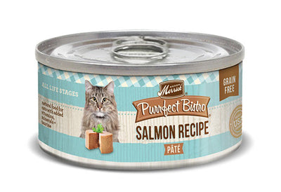 Merrick Cat Purrfect Bistro Salmon Pate 5.5oz. (Case of 24)