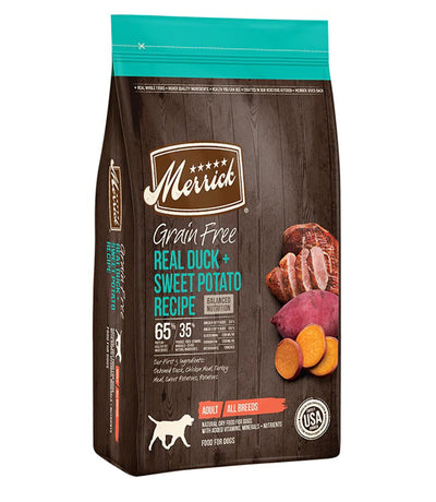 Merrick Dog Grain Free Duck And Sweet Potato 22Lb