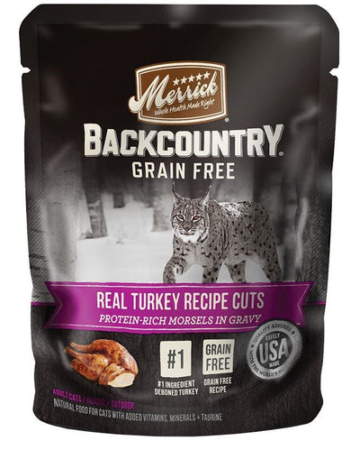 Merrick Cat Backcountry Real Turkey 3oz. (Case of 24)