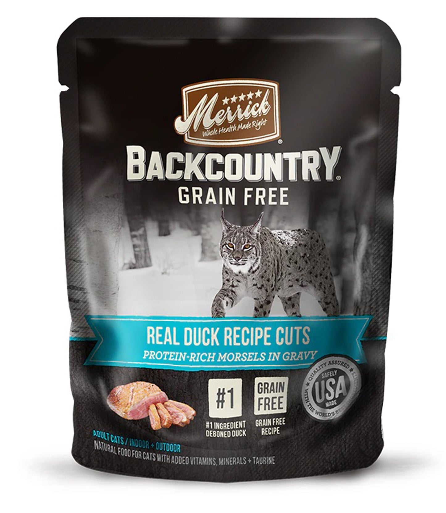 Merrick Cat Backcountry Real Duck 3oz. (Case of 24)