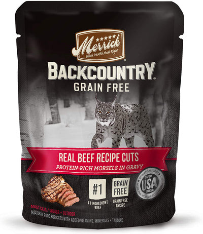Merrick Cat Backcountry Real Beef 3oz. (Case of 24)