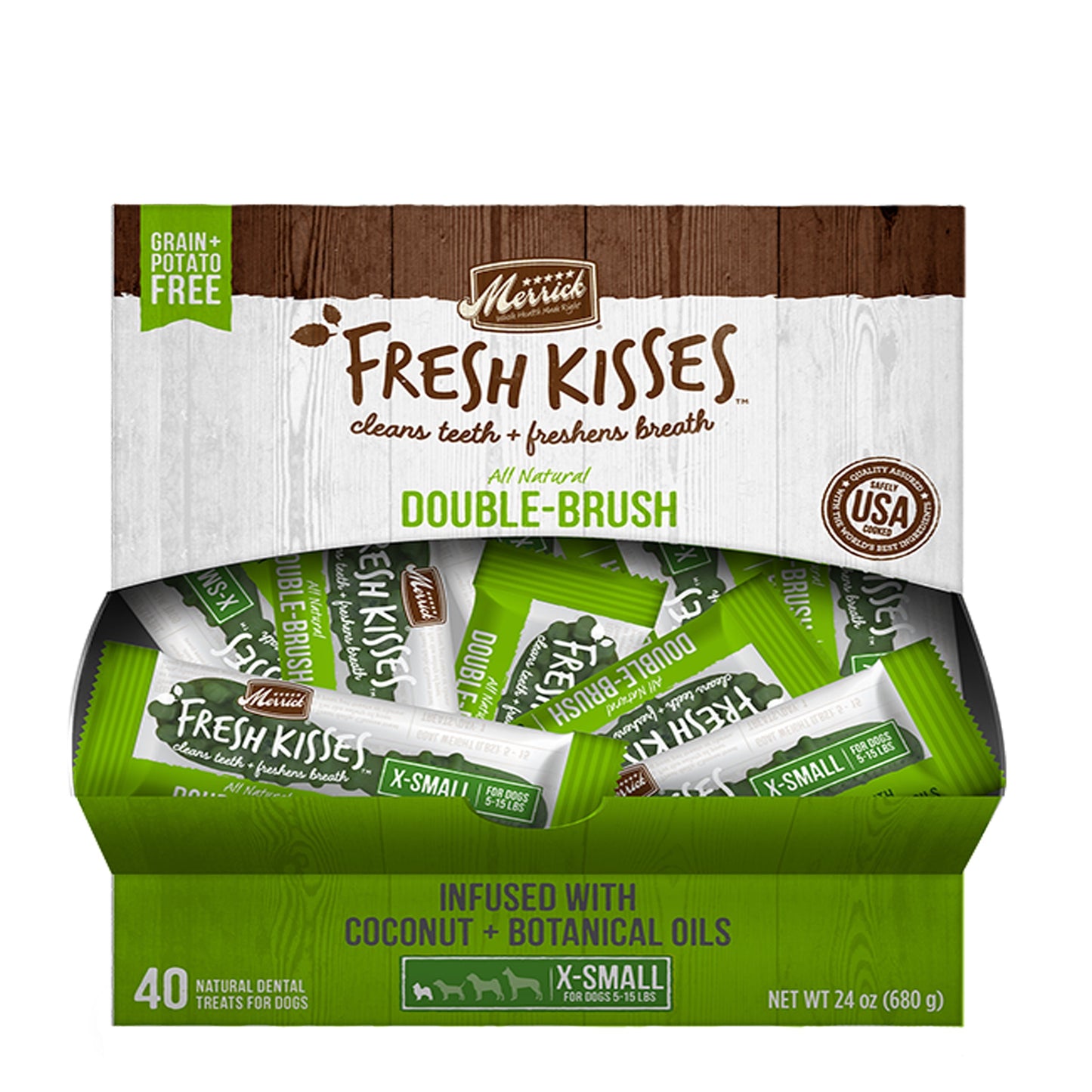 Merrick Fresh Kisses Coconut Oil For Extra Small Dogs (7-17 Lbs)