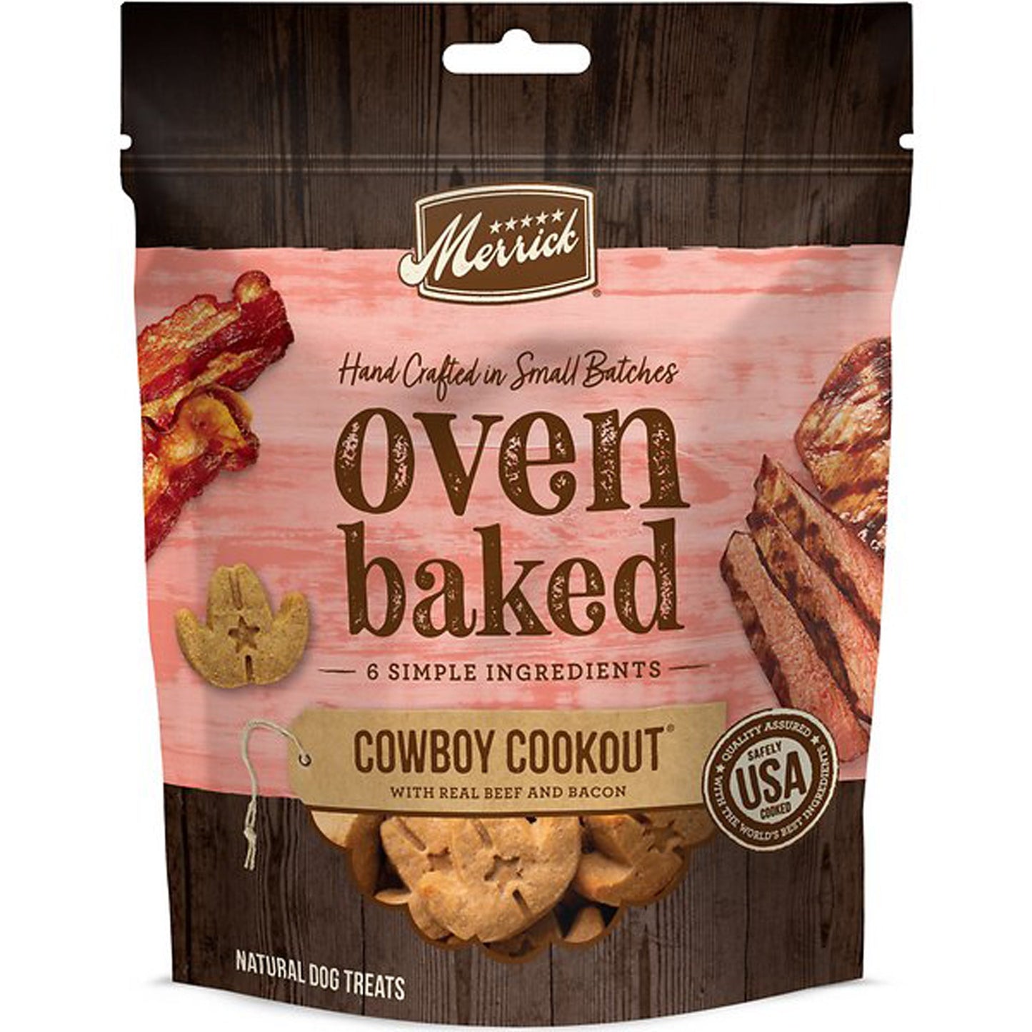 Merrick Dog Oven Baked Cowboy Cookout Beef 11oz. (Case Of 6)