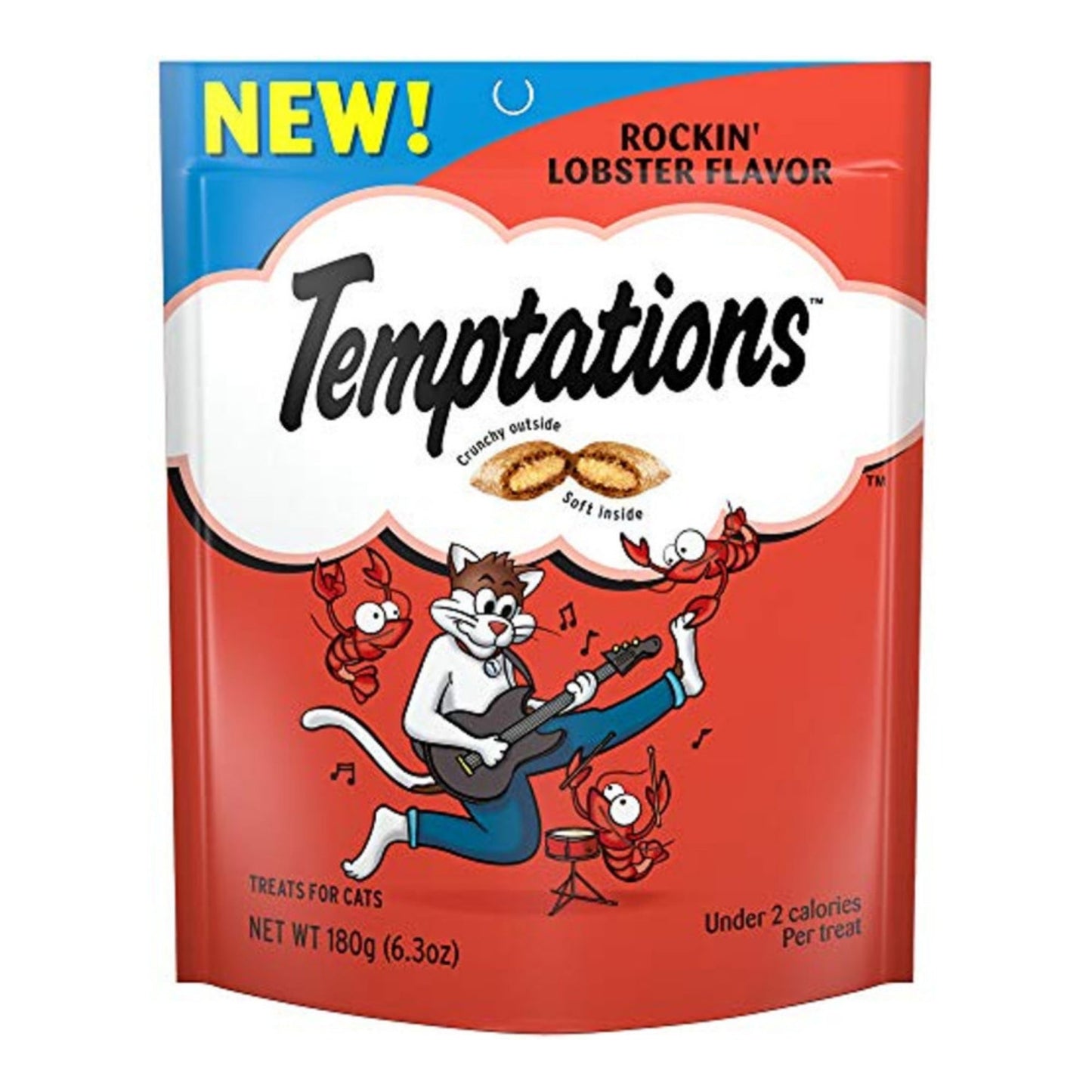 Temptations Classics Crunchy & Soft Adult Cat Treats Rockin' Lobster, 1ea/3oz.
