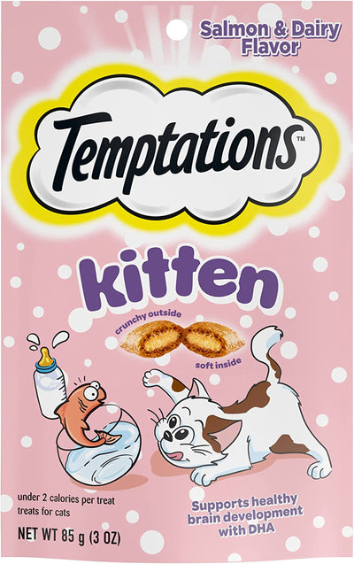 Temptations Kitten Cat Treat Salmon & Dairy 1ea/3oz.