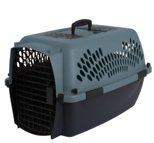 Aspen Fashion Pet Porter Dog Kennel Hard-Sided Falcon; Black 24 in
