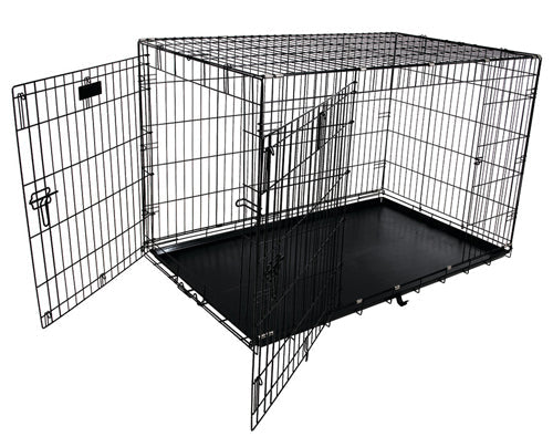 Petmate 2 Door Training Retreat Dog Kennel Black 1ea/48 in