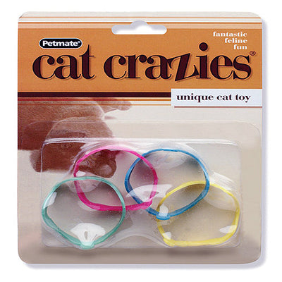 FAT CAT Cat Crazies Cat Toy Green, Blue, Red, Yellow 1ea/One Size, 4 pk