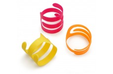 FAT CAT Looney Loops Cat Toy Pink, Yellow, Orange 1ea/One Size, 3 pk