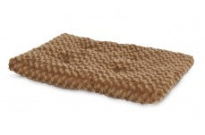 Petmate Plush Kennel Dog Mat Tobacco Brown 1ea/20 in X 14 in