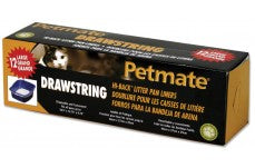 Petmate Hi-Back Drawstring Litter Pan Liners Clear 1ea/12 ct, LG