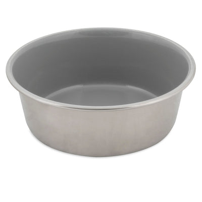 Petmate Painted Stainless Steel Bowl Sleet Gray 1ea/4 Cup