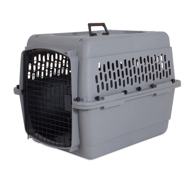 Aspen Traditional Dog Kennel Hard-Sided Gray 1ea/28 in