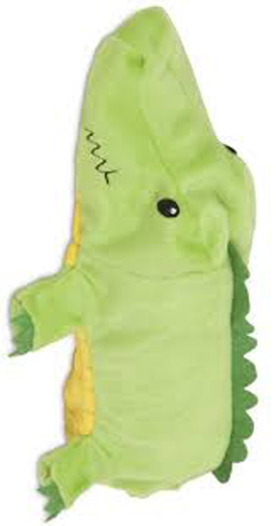 Booda Squeakbottles Gator Dog Toy Green 1ea/MD