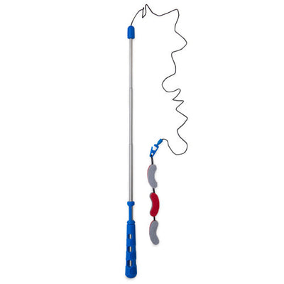 JW Pet Telescopic Felt Crawler Wand Cat Toy 1ea/One Size