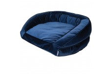 LA Z BOY Tucker Sofa Bed Cobalt Blue Velvet 1ea/33 In X 30 in