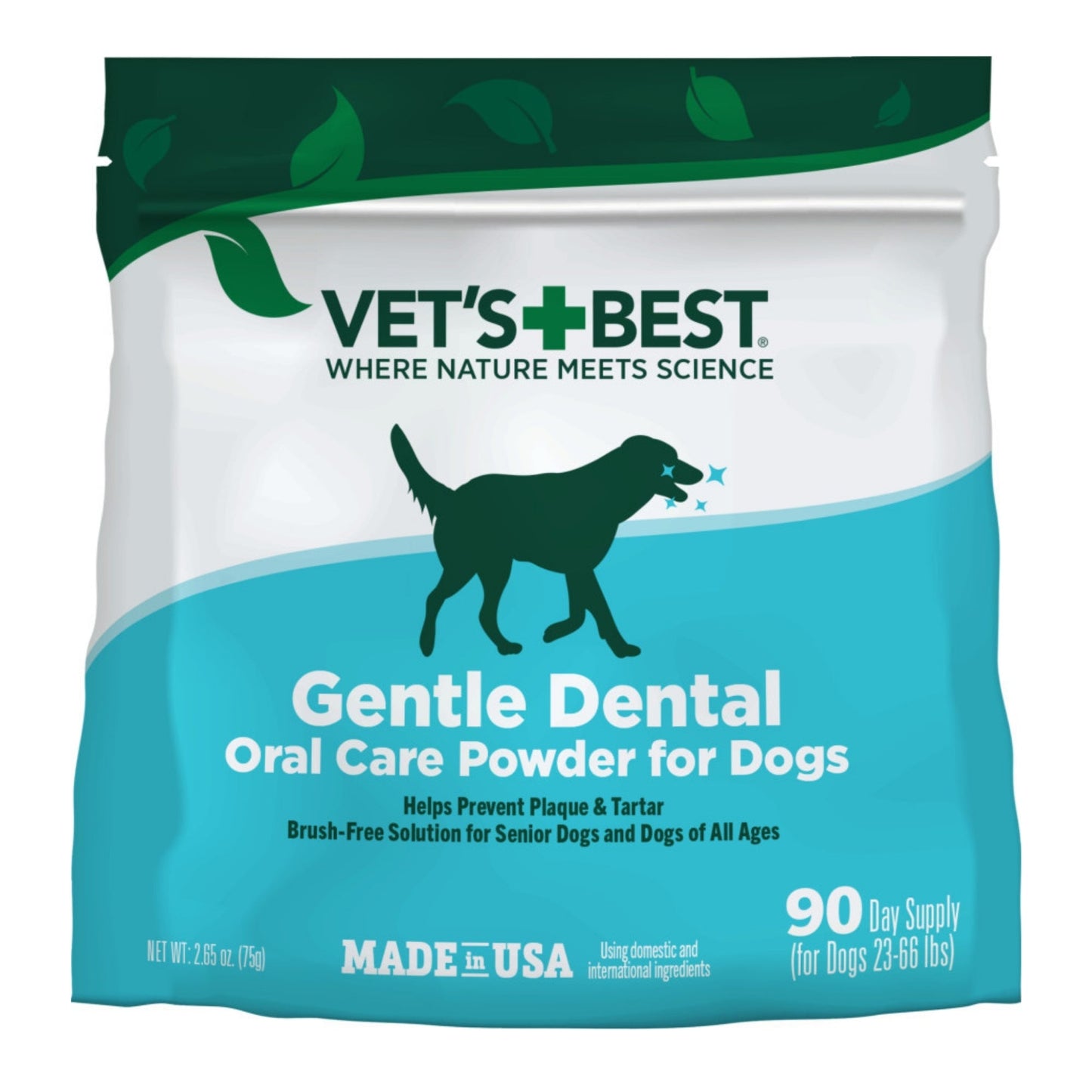 Vet's Best Gentle Dental Oral Care Powder for Dogs 1ea/2.65 oz