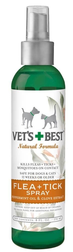 Vet's Best Natural Flea and Tick Spray 1ea/8 fl oz