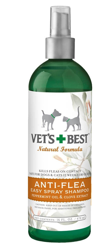 Vet's Best Anti-Flea Easy Spray Shampoo for Dogs 1ea/16 fl oz